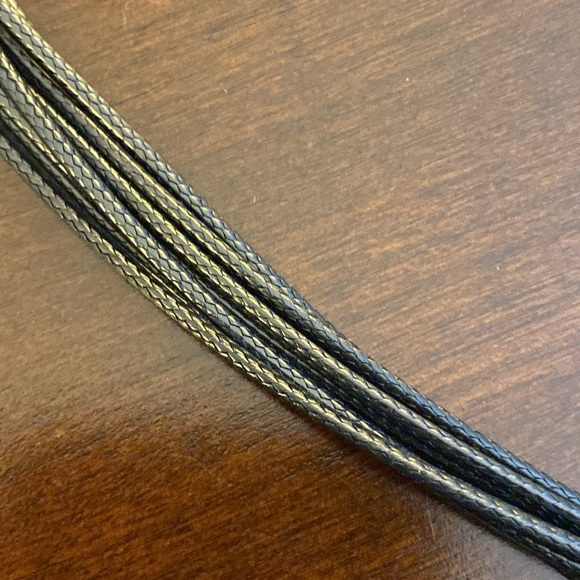 Multiple Strands Cord Necklace - Picture 7 of 7